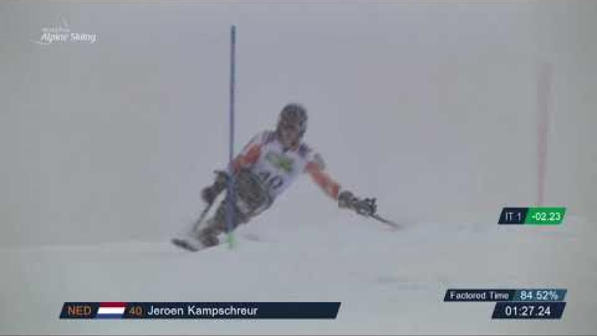 Jeroen Kampschreur (NED) GOLD slalom sitting