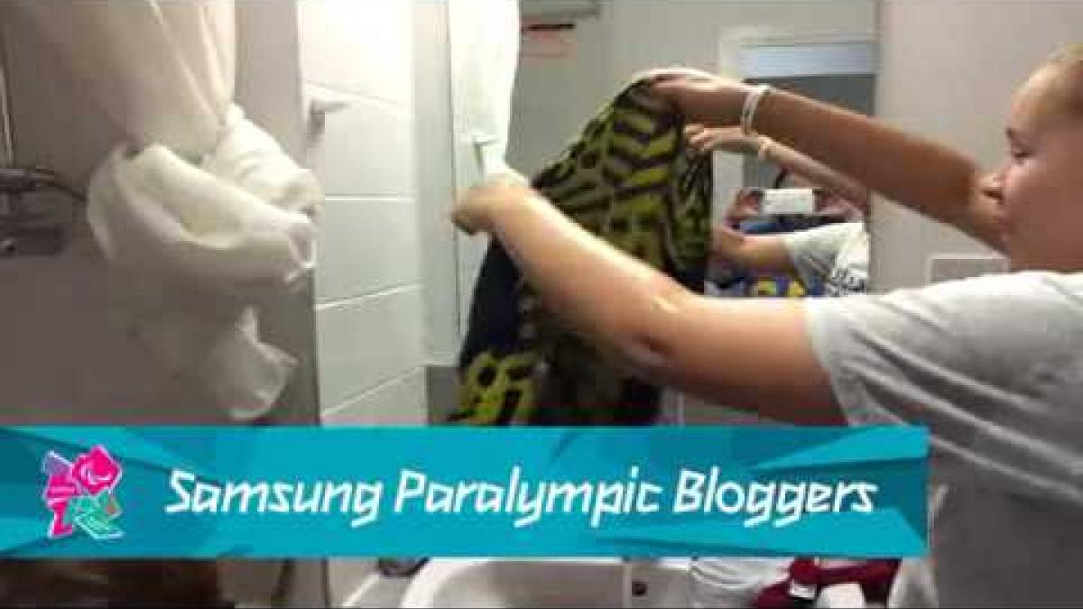 Jen Armbruster - Down and dirty with USA Women's Goalball, Paralympics 2012