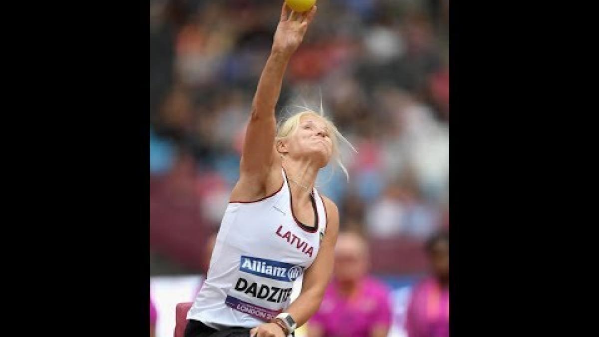 Diana Dadzite | Gold – Women’s Shot Put F55 Final | London 2017 World Para Athletics Championships