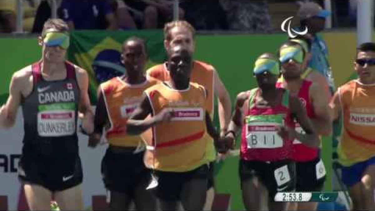 Athletics | Men's 1500m - T11 Round 1 Heat 3 | Rio 2016 Paralympic Games