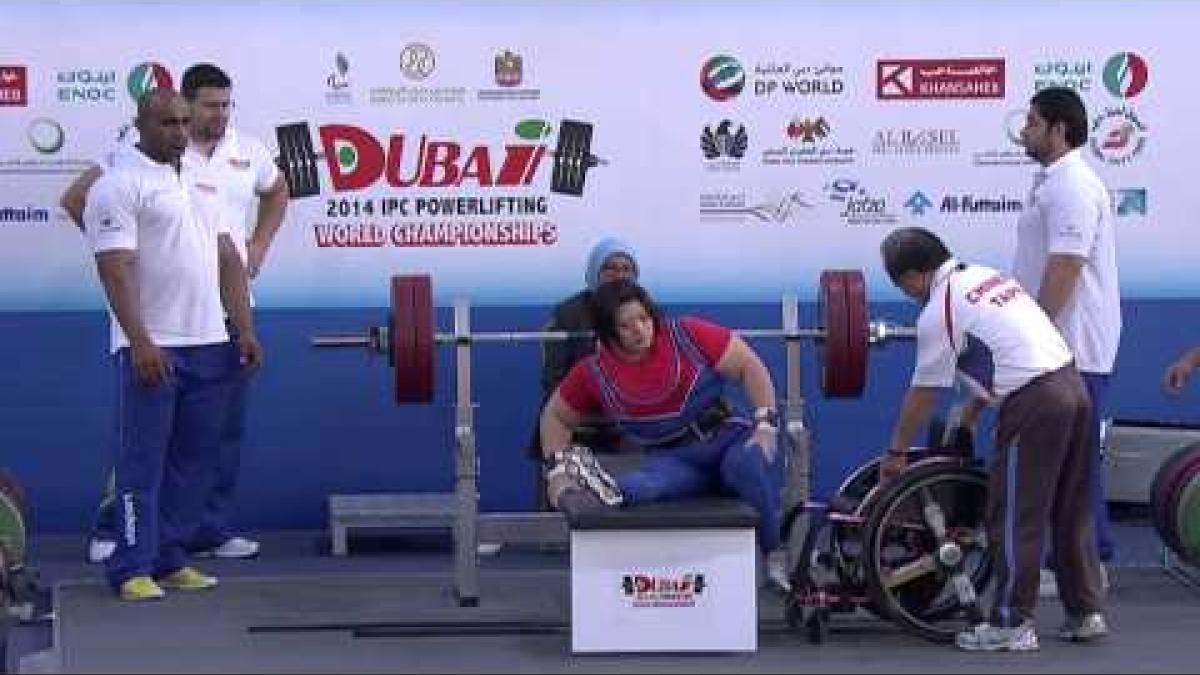 Chinese Taipei&#039;s Tzu-Hui Lin&#039;s world record of 129kg 
