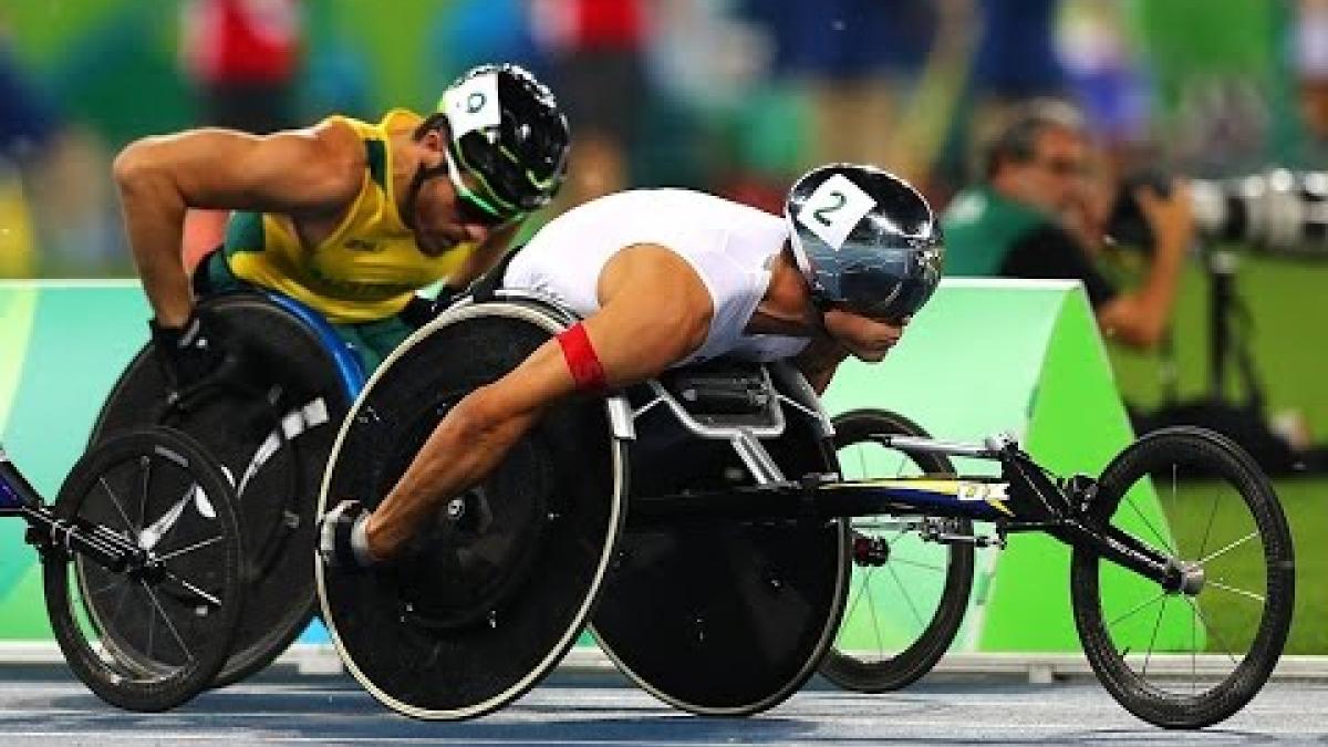 Athletics | Men&#039;s 5000m - T54 Round 1 heat 1 | Rio 2016 Paralympic Games