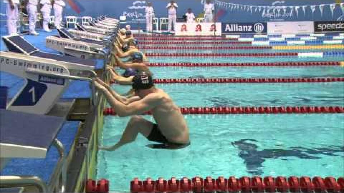 Men's 100m Backstroke S9 - 2011 IPC Swimming European Championships