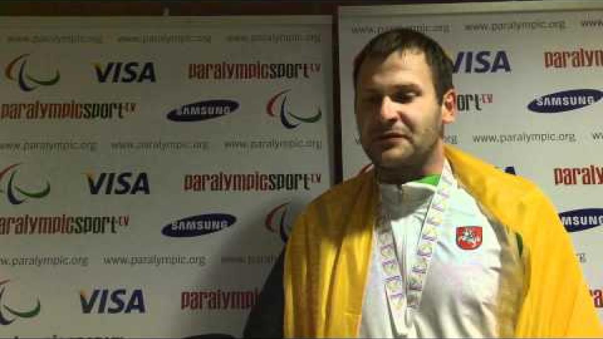 IPC Athletics Euros: Lithuania's Mindaugas Bilius wins Discus F37/38