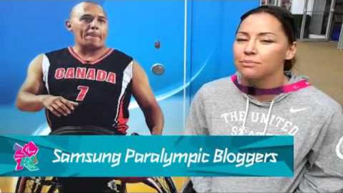 Alana Nichols - Team behind the team!, Paralympics 2012