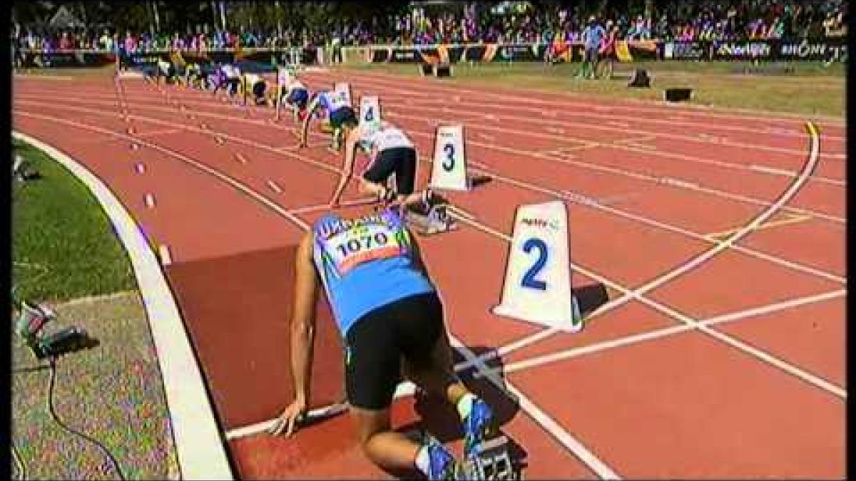 Athletics - men's 200m T37 final - 2013 IPC Athletics World Championships, Lyon