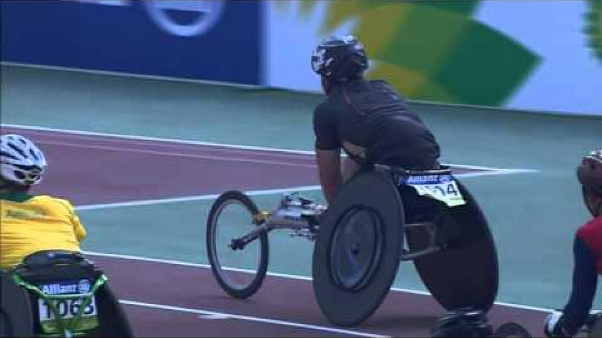 Men's 200m T54 | heat 2 |  2015 IPC Athletics World Championships Doha