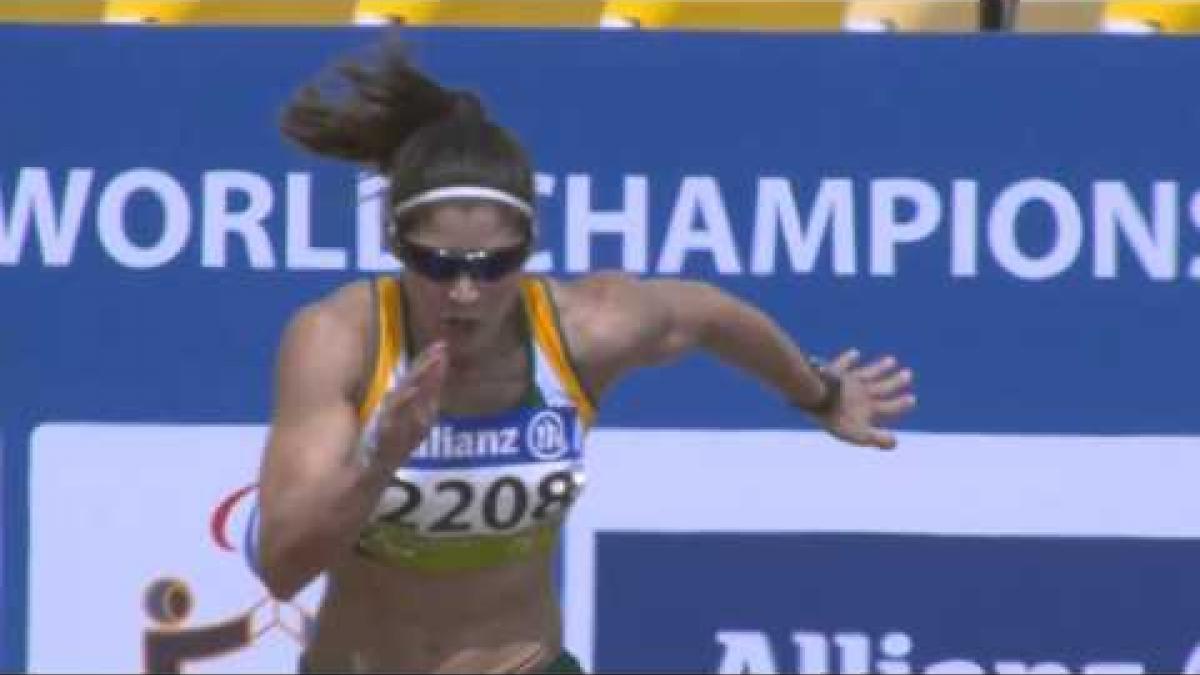 Women's 100m T13 | heat 1 |  2015 IPC Athletics World Championships Doha