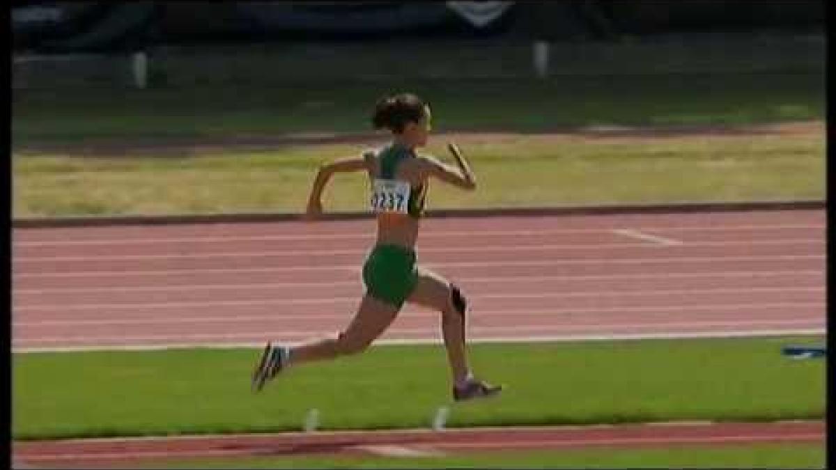 Athletics - Sheila Finder - women's long jump T46 final - 2013 IPC Athletics World C...