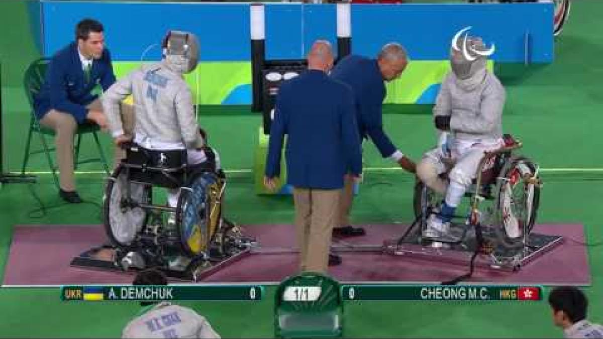 Wheelchair Fencing | Men's Individual Sabre - Cat A | DEMCHUK v CHEONG | Rio 2016 Paralympic Games