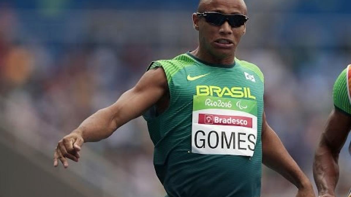 Athletics | Men's 100m - T11 Semi-Finals 2 | Rio 2016 Paralympic Games