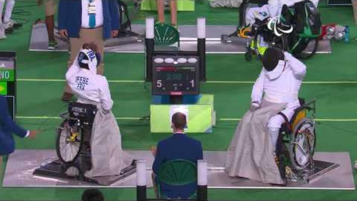 Wheelchair Fencing |ITA v CHI | Men’s Team Epee - First match | Rio 2016 Paralympic Games