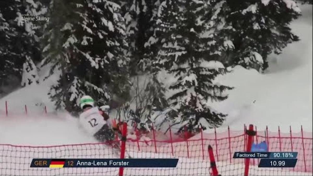 Anna-Lena Forster | Downhill | 2019 WPAS Championships