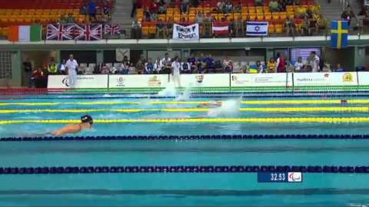 Women&#039;s 100m Butterfly S10 | Heat 1 | 2016 IPC Swimming European Open Championships Funchal