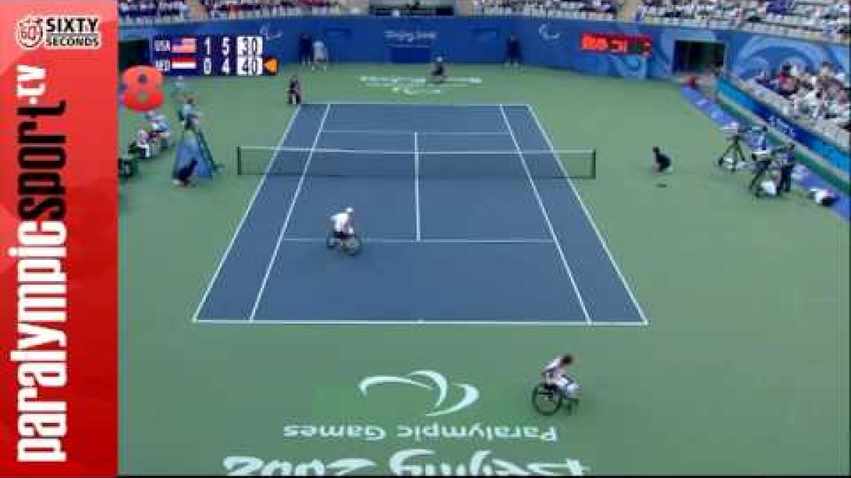 Wheelchair Tennis Doubles Mixed USA vs. NED - Beijing 2008 Paralympic Games