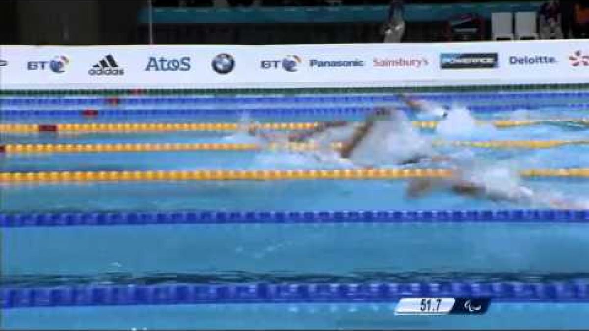 Swimming - Men's 100m Backstroke - S14 Heat 2 - 2012 London Paralympic Games