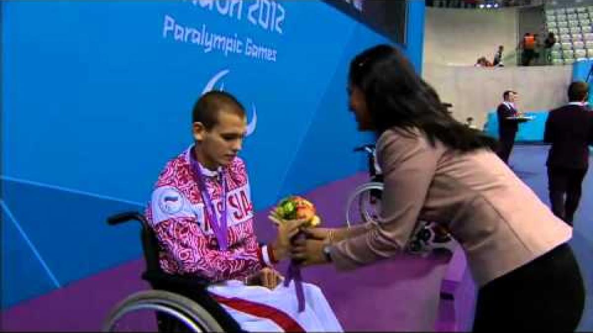 Swimming - Men's 50m Freestyle - S2 Victory Ceremony - London 2012 Paralympic Games