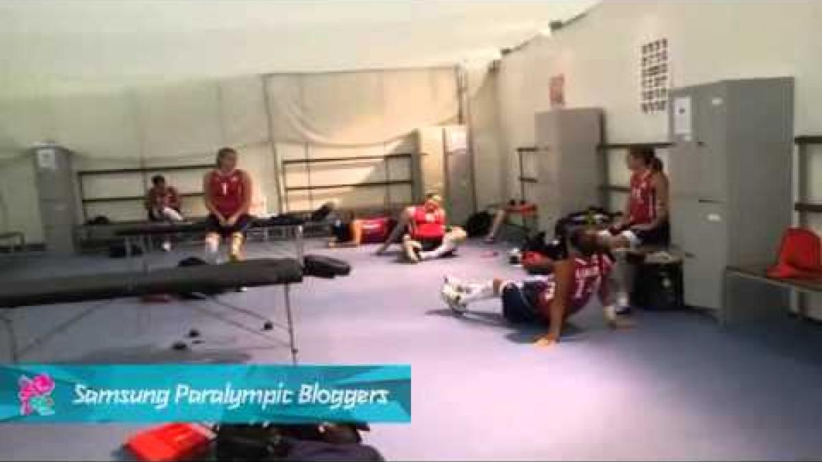 Kendra Lancaster - Match Prep--Team USA, Paralympics 2012