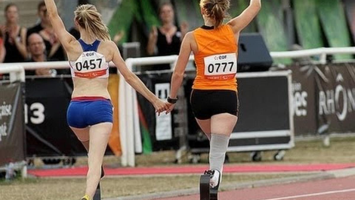 Athletics - women's 100m T44 final - 2013 IPC Athletics World Championships, Lyon