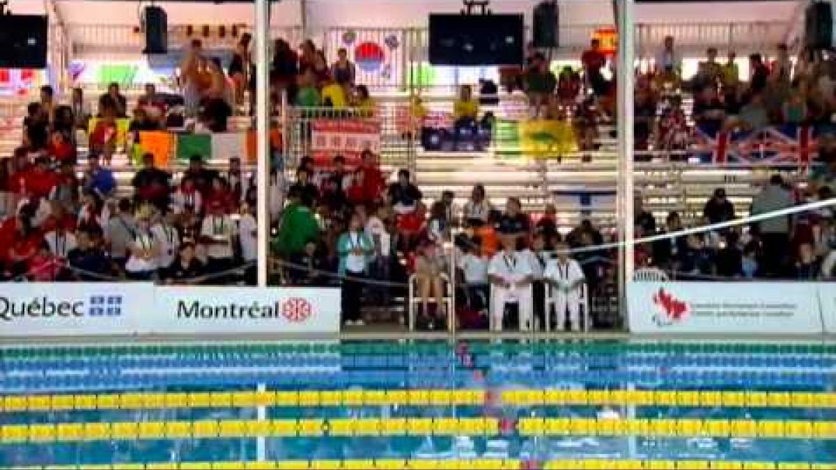 Swimming - men's 50m butterfly S6 - 2013 IPC Swimming World Championships Montreal