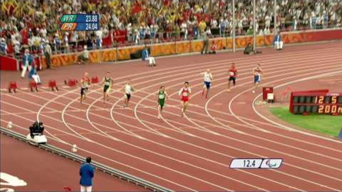 Men's 200m T37 - Beijing 2008 Paralympic Games