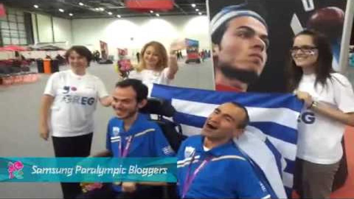 Grigoris Polychronidis - Photo oportunity, Paralympics 2012