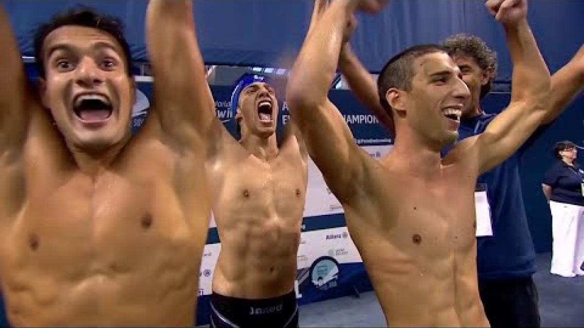 Men's 4x100m Freestyle Relay 34pts Final | Dublin 2018