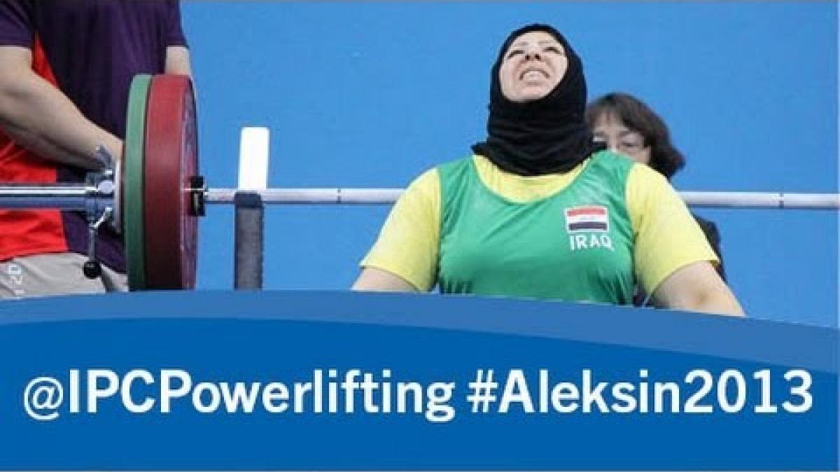 Powerlifting - women's -86kg, +86kg - 2013 IPC Powerlifting European Open Championships Aleksin