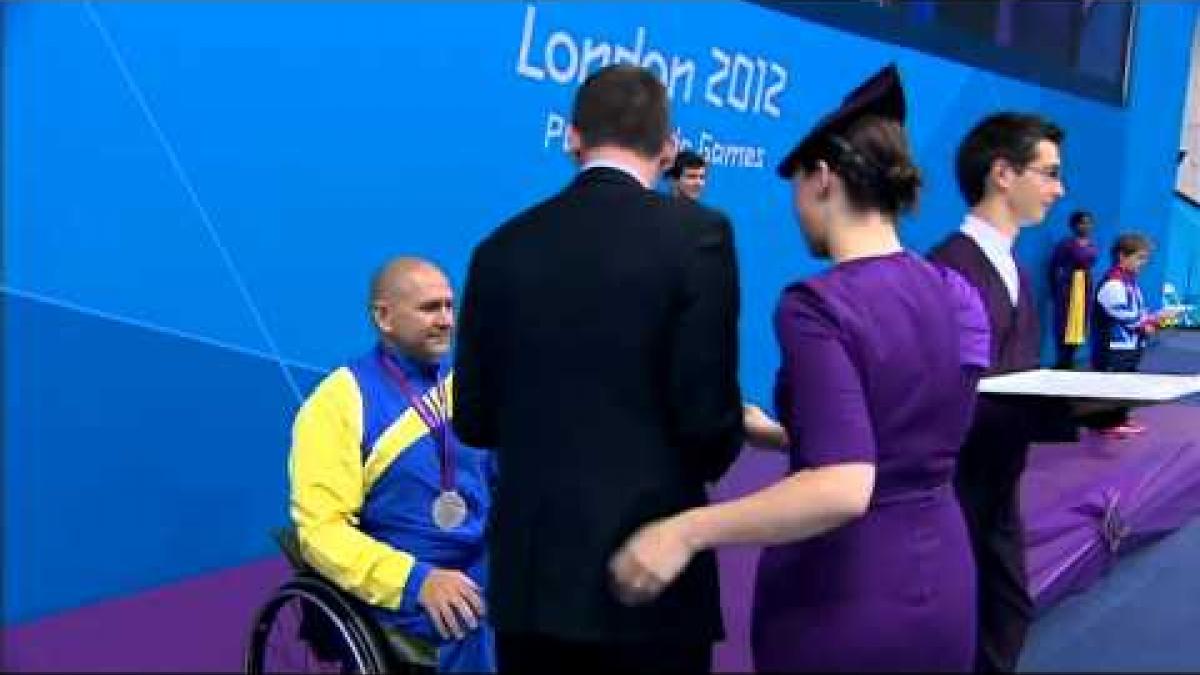 Swimming   Men's 400m Freestyle   S6 Victory Ceremony   2012 London Paralympic Games