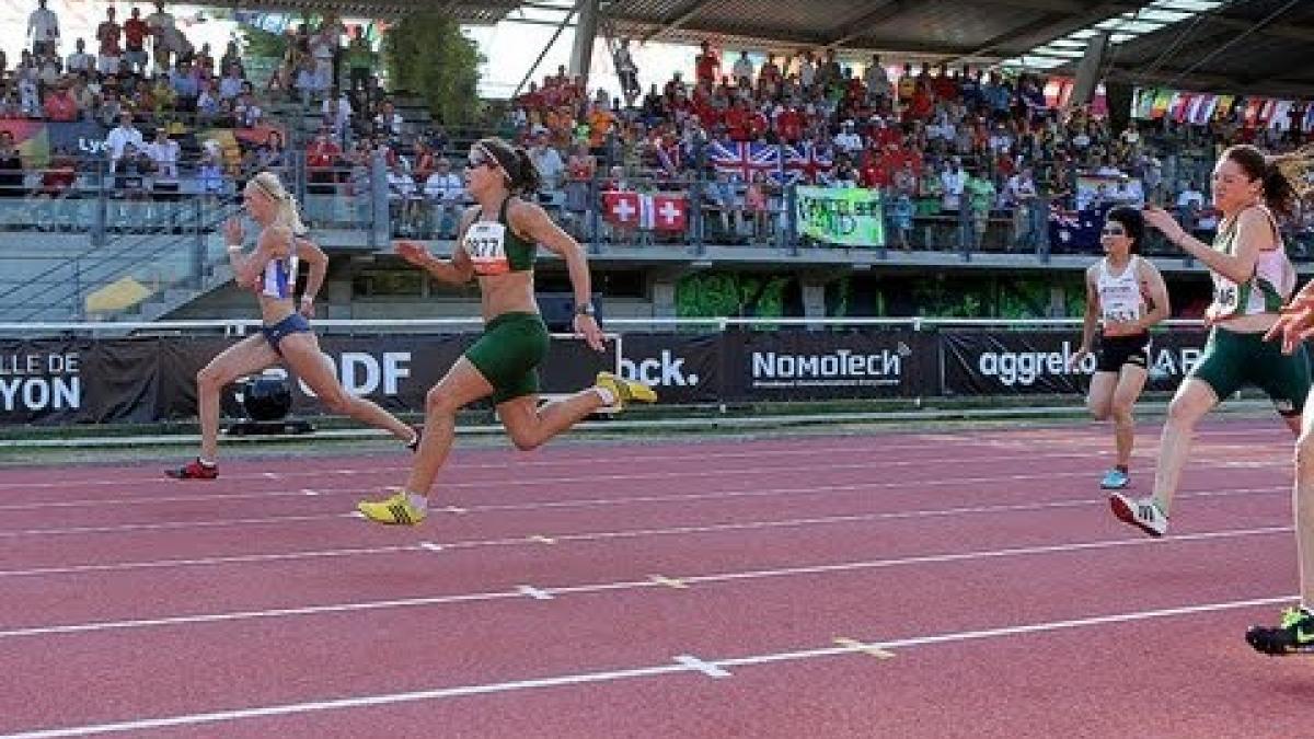 Athletics - women's 100m T13 final - 2013 IPC Athletics World Championships, Lyon