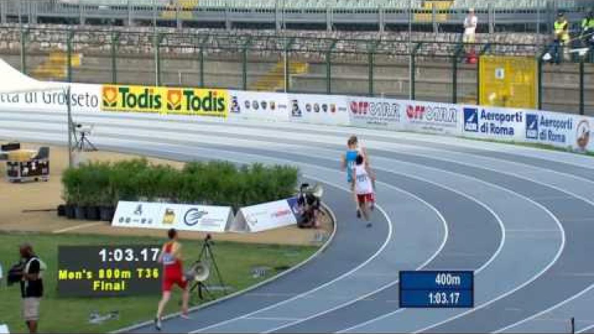 Men's 800 m  T36 | final | 2016 IPC Athletics European Championships Grosseto