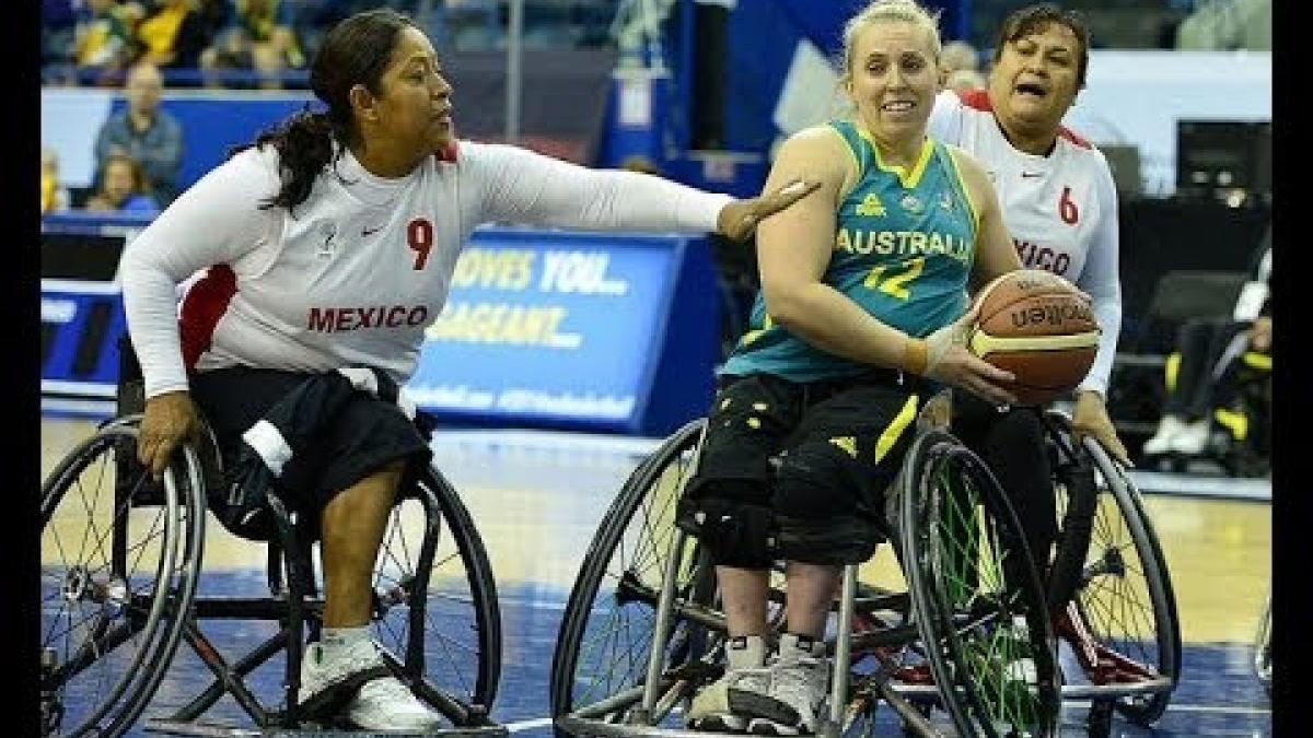 Australia v Mexico highlights | 2014 IWBF Women&#039;s World Wheelchair Basketball Championships