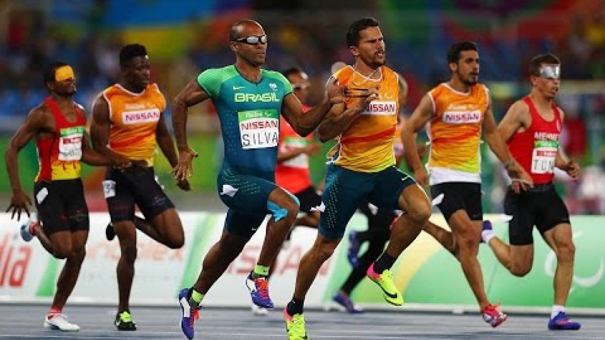 Athletics | Men's 200m - T11 Semifinal 1 | Rio 2016 Paralympic Games