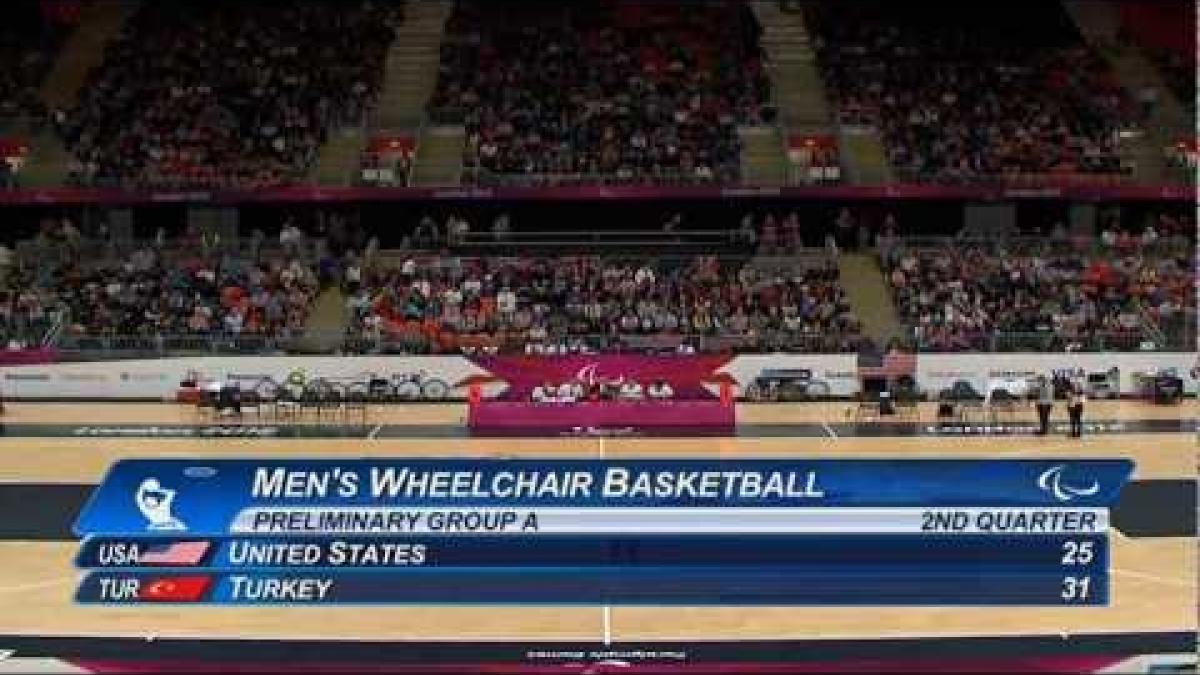 Wheelchair Basketball - USA versus TUR - London 2012 Paralympic Games