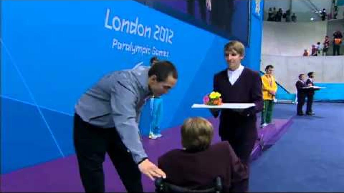 Men's 200m Individual Medley - SM7 Victory Ceremony - London 2012 Paralympic Games