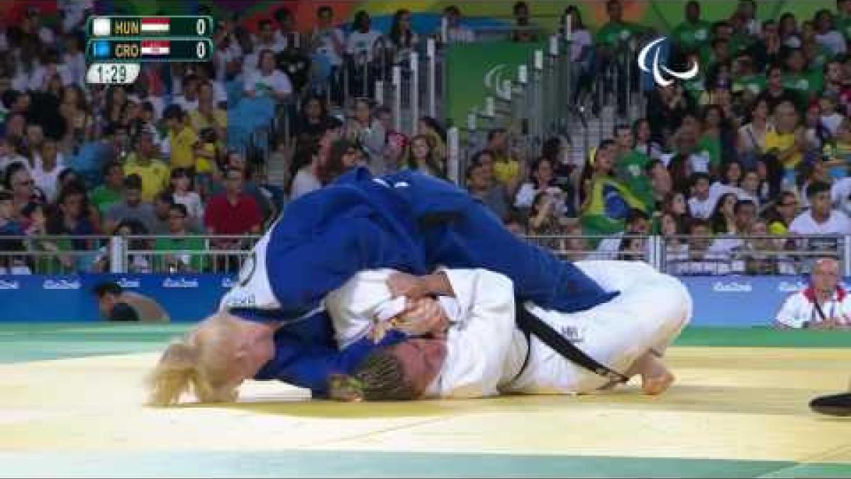 Judo | Hungary v Croatia | Women -70 kg Quarterfinals | Rio 2016 Paralympic Games