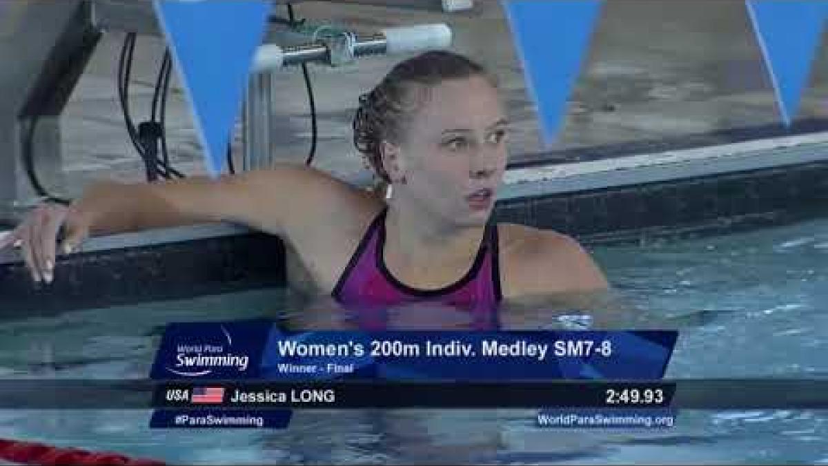 Women's 200 m Individual Medley SM7-8| Final | Mexico City 2017 World Para Swimming Championships