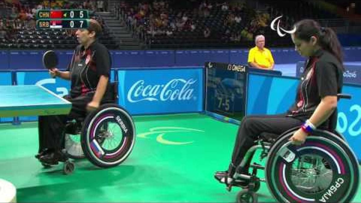 Table Tennis | China v Serbia | Women's Team - Cl 4-5 Gold Mdl Match | Rio 2016 Paralympic Games