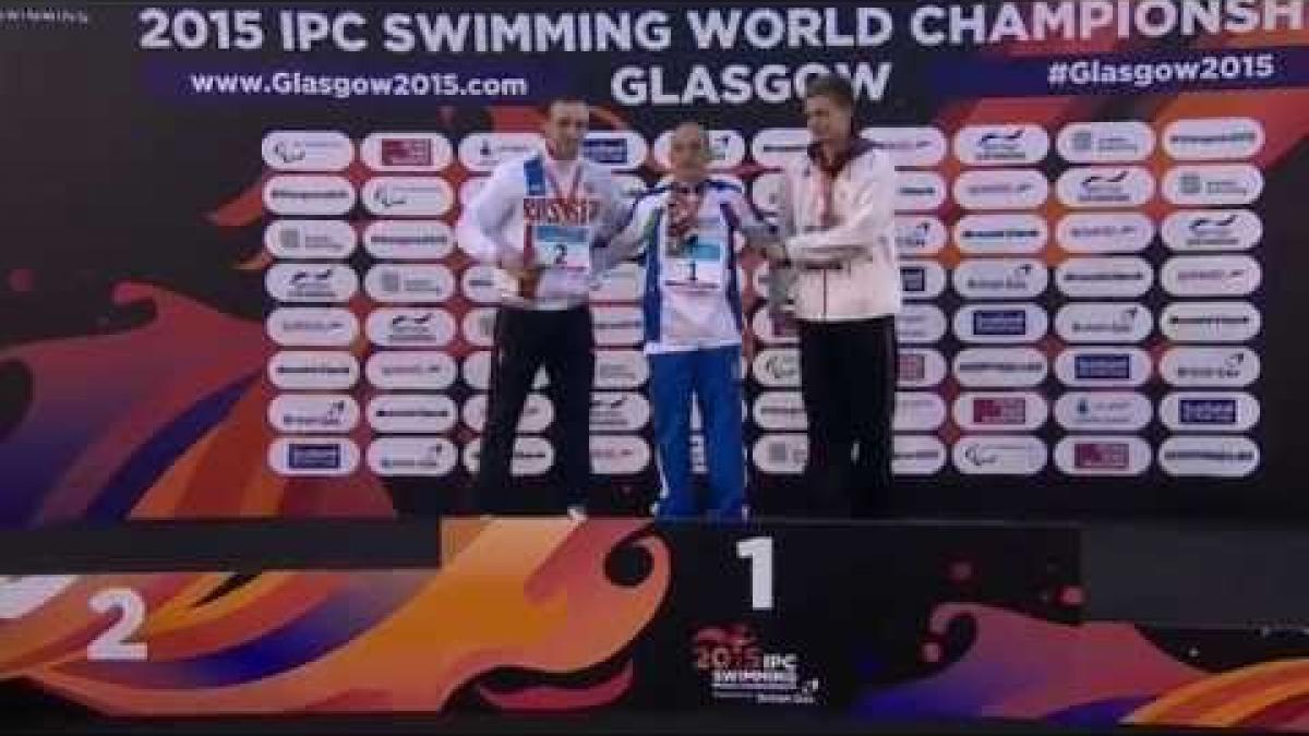 Men's 200m IM SM9 | Victory Ceremony | 2015 IPC Swimming World Championships Glasgow