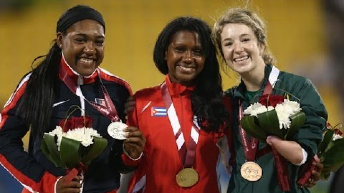 Women's 200m T47 | Victory Ceremony |  2015 IPC Athletics World Championships Doha