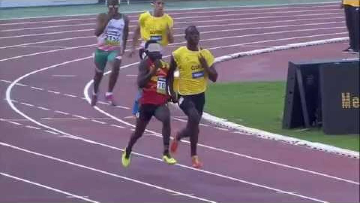 Men's 200m T11 | heat 1 |  2015 IPC Athletics World Championships Doha