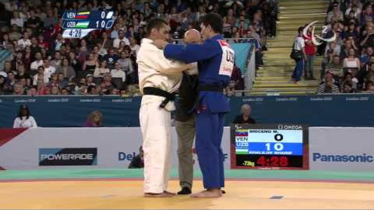 Judo - Men - 73 kg Preliminary Round of 16 - 2012 London Paralympic Games