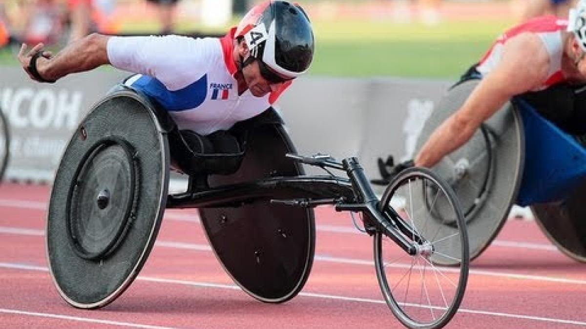 Athletics - men's 400m T53 final - 2013 IPC Athletics World Championships, Lyon