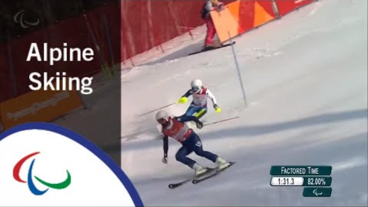 Yon SANTACANA MAIZTEGUI Super Combined | Slalom | Alpine Skiing | PyeongChang2018