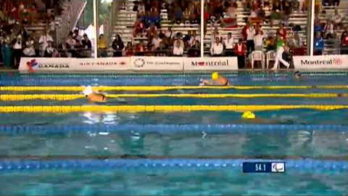 Swimming - women's 100m breaststroke SB13 - 2013 IPC Swimming World Championships Montreal