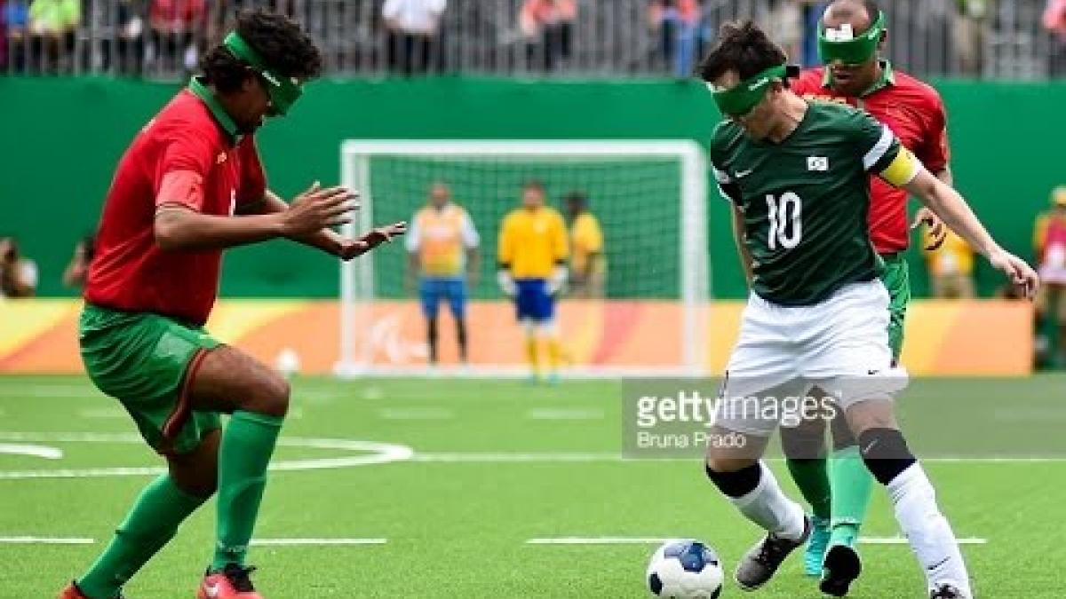 Day 2 morning | Football 5-a-side highlights | Rio 2016 Paralympic Games