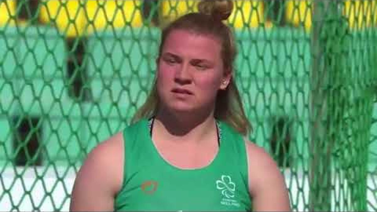 Noelle Lenihan grabs gold in Women's Discus F38 | Berlin 2018