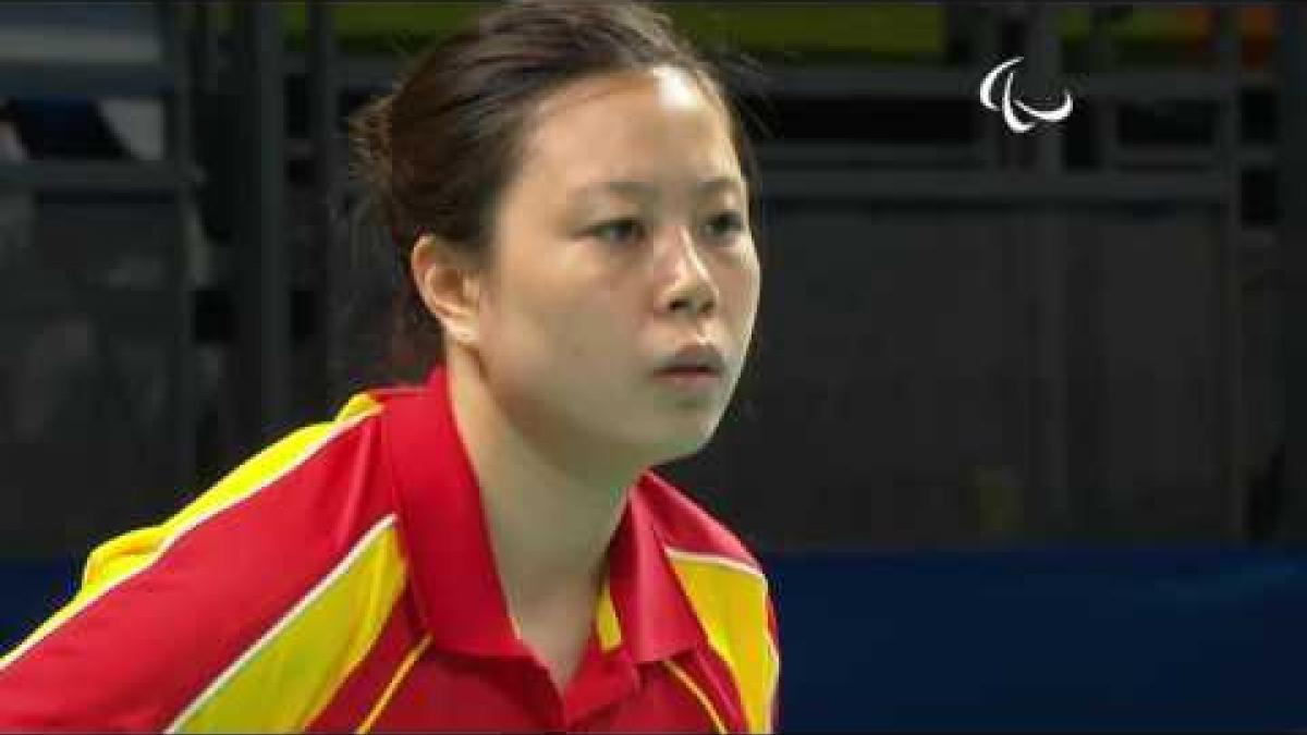 Table Tennis | China v Brazil | Women's Singles- Class 9 Semifinal 1| Rio 2016 Paralympic Games