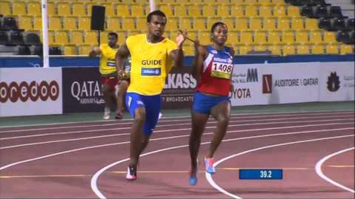 Women's 400m T12 | Round 1 H2 |  2015 IPC Athletics World Championships Doha