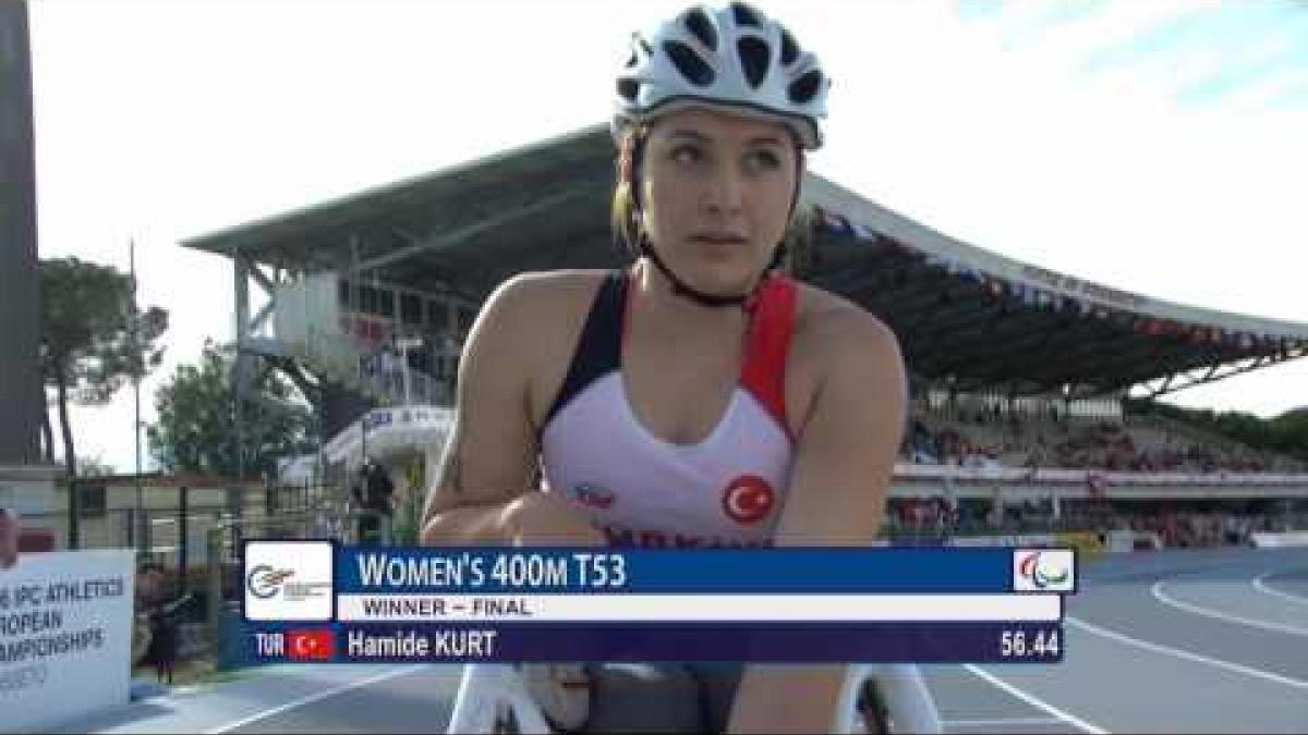 Women's 400 m T53 | final | 2016 IPC Athletics European Championships Grosseto